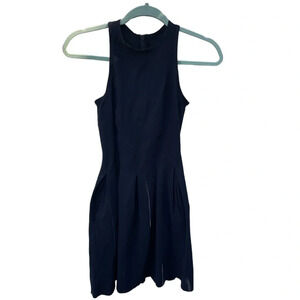 LULULEMON HERE TO THERE PLEATED BLACK TENNIS DRESS